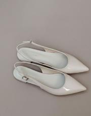 rozhex birinci sınıf ithal rugan deri sivri kalıp nude 2