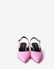 rozhex birinci sınıf ithal rugan deri sivri kalıp pembe 2