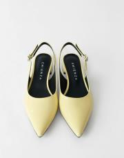 rozhex birinci sınıf ithal rugan deri sivri kalıp sarı