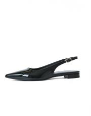 rozhex birinci sınıf ithal rugan deri sivri kalıp siyah 3