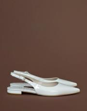 rozhex birinci sınıf ithal rugan deri sivri kalıp bej 2