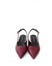 rozhex birinci sınıf ithal rugan deri sivri kalıp bordo