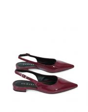 rozhex birinci sınıf ithal rugan deri sivri kalıp bordo 2