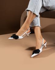 life ithal vegan deri pino topuk beyaz