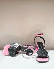 xme bilekten tokalı ithal texstil malzeme sandalet pembe 2