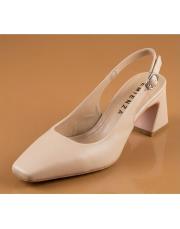 joly ithal birinci sınıf vegan deri kare topuk küt kalıp nude 3