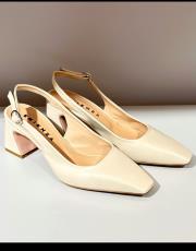 joly ithal birinci sınıf vegan deri kare topuk küt kalıp bej 2