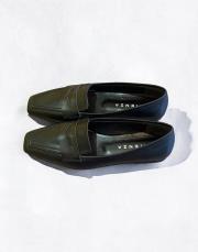 mona ithal birinci sınıf vegan deri köşeli burun babet siyah 3